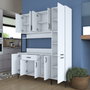 Hanah Home Armario Multiusos Blanco 160x198,6x40 cm